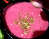 A picture of step 3 of Chuqandar raita /beetroot.