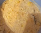 Sajtos tejfölös krumplifőzelék sült kolbásszal (rántásmentes és habarásmentes) recept fázis 5 fotója