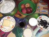 Tarta de manzana con nuez y pasas 🍎