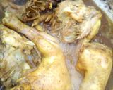 A picture of step 3 of Peppered chicken/ soyayyar kaza mai yaji.
