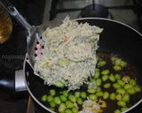 A picture of step 16 of Persian dill & broad beans rice cake ته چین شوید باقالی.