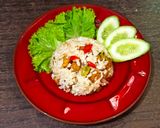 Foto langkah ke 4 dari resep Nasi Tutug Tempe Bumbu Iris.