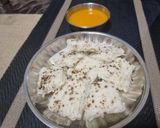 A picture of step 7 of Surati Madhi na dhokla idada.