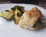 Zöldséges csirkemell tejmentes besamel mártással, cukkinivel recept fázis 4 fotója