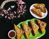 A picture of step 8 of Bread Pakoda.