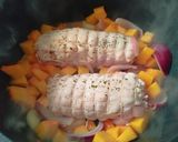 Foto del paso 2 de la receta: Roti de pollo relleno de bacon y queso