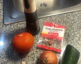 Foto del paso 1 de la receta: Sopa de pepino y tomate
