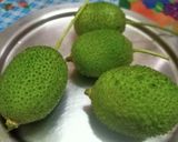 A picture of step 1 of Spiny gourd Chips.