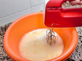Flan de turrón