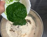 A picture of step 1 of Healthy & Protein Pack Palak Paneer Paratha 🫓.