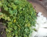 Foto del paso 1 de la receta: Tortilla de kale y vegetales 🥚