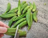 Foto del paso 2 de la receta: OCRA (OKRA) FRITA - KURKURI BHINDI