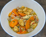 Foto langkah ke 7 dari resep Tumisan tahu telor,wortel,jamur enoki dan bakso.