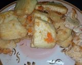 A picture of step 8 of Egg coated yam.