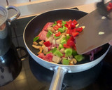 Foto del paso 1 de la receta: Fideos con conejo y setas