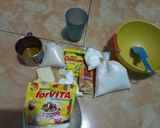 Foto langkah ke 1 dari resep Donat keju tanpa kentang tanpa telur.