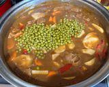 A picture of step 3 of Spicy Pork Kaldereta.