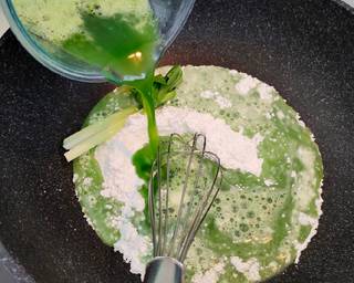 Cendol Sawi Hijau - Step 2