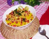 A picture of step 3 of Steamed Poha.