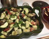 A picture of step 4 of Squash Parmesan Bake.