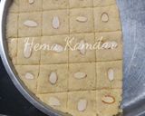 A picture of step 3 of Kaju Mawa Burfi.