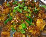 A picture of step 14 of Egg fried bread and gobhi chilli(dry).