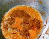 A picture of step 4 of Paneer Butter Masala (no onion, garlic).