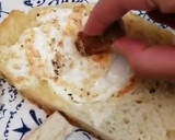 Foto del paso 5 de la receta: Tostada frita con huevo