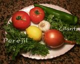 Foto del paso 1 de la receta: Salsa infierno con encurtidos