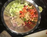 A picture of step 2 of Protein Rich Salad-Moong salad.