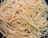 Foto del paso 6 de la receta: Tallarines a la carbonara con alcachofas - Adviento Navidad Cookpad