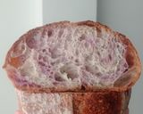 Foto langkah ke 31 dari resep Flaxseeds Ubi Ungu Swirl Sourdough Bread.