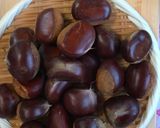 A picture of step 1 of Kuri-Gohan（Chestnut rice）.
