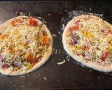 A picture of step 1 of Deluxe hamburger pizza.