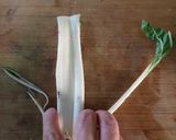 Foto del paso 1 de la receta: Ensalada de tallos de acelga y tahini