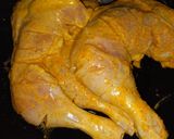A picture of step 4 of Tikka boti.