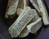 Gambar langkah 1 resipi Tempe goreng daun kari.