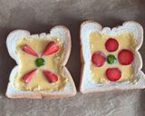 Foto langkah ke 4 dari resep Fruit Cheese Toast.