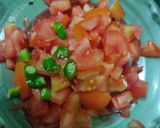 A picture of step 2 of Dal palak.