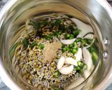 A picture of step 1 of PROTEIN SPROUT TIKKI...High Protein Pan Fried Starter for Parties...