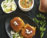 A picture of step 9 of Masala Pav Bhaji.