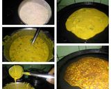A picture of step 5 of Wheat flour uttapam with lot's of veggies..