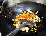A picture of step 2 of Trail dryfruits poha chivda namkeen.