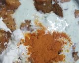 A picture of step 4 of Chicken Chutney Roll 😋.