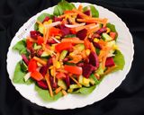 A picture of step 2 of Veggie salad🥗.