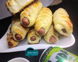 A picture of step 6 of Sausage rolls.