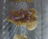 A picture of step 2 of One bite Papar tandoori chaat recipe.