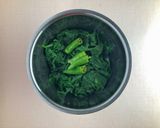 A picture of step 2 of Palak Khichdi.