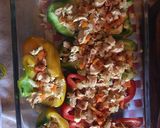 Foto del paso 5 de la receta: Pimentones rellenos con pollo