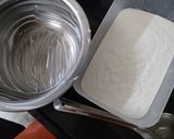 A picture of step 1 of Dragon fruit ice- cream.